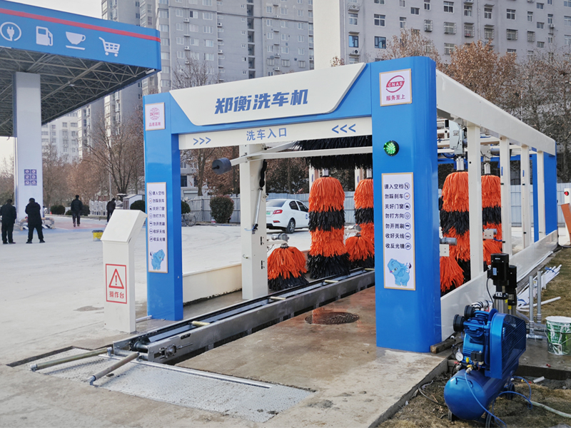 11-brush tunnel type car washing machine